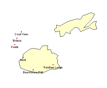 Fiji Map